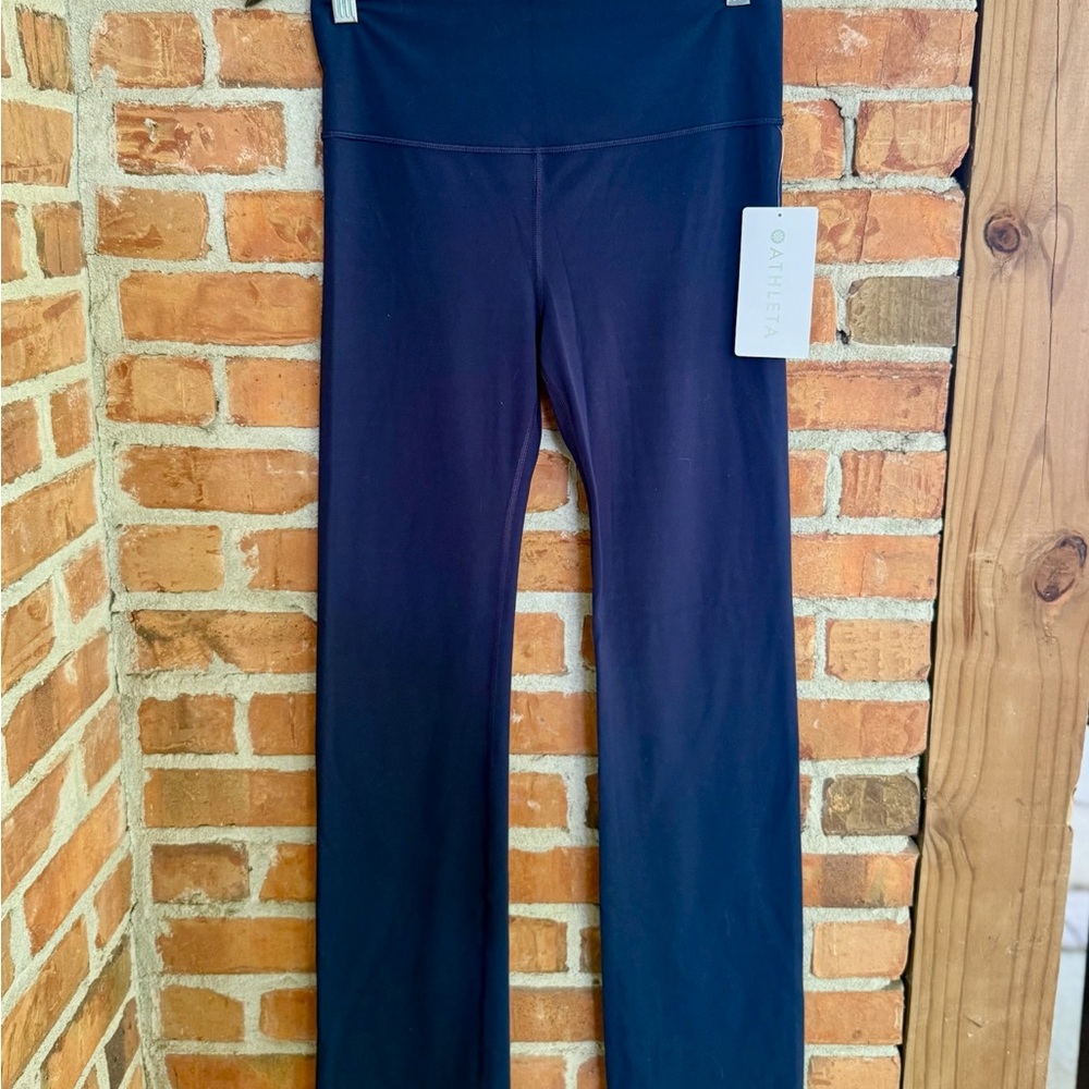 Navy Athleta Straight Leg Pant - Size M